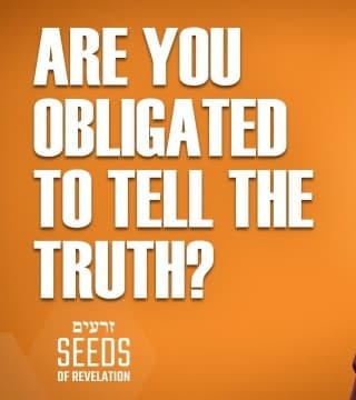 Rabbi Schneider - Are You Obligated to Tell the Truth?