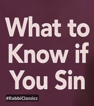 Rabbi Schneider - The Response To Sin