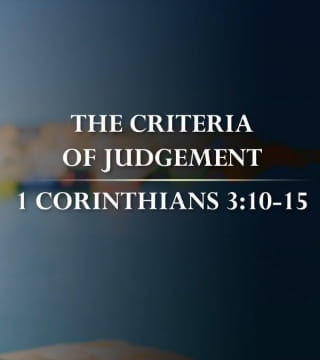 Tony Evans - The Criteria of the Judgement
