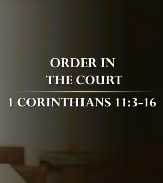 Tony Evans - Order In The Court