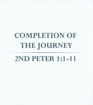 Tony Evans - The Completion of the Journey