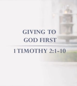 Tony Evans - Giving to God First