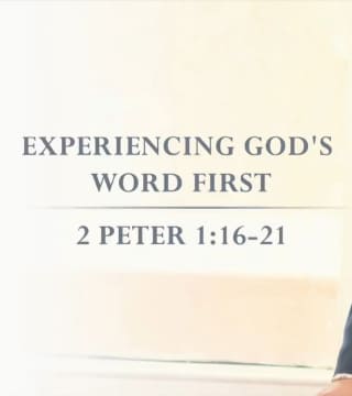 Tony Evans - Experiencing God First